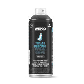 WEPRO Barva na vinyl a textil - černá matná 400 ml