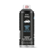 WEPRO Barva na plasty a nárazníky - černá 400 ml