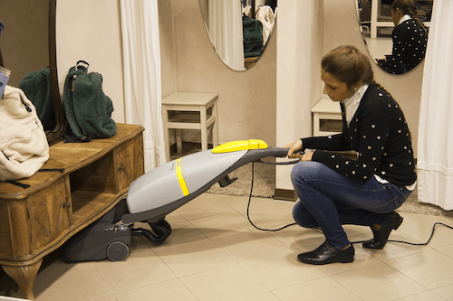 Podlahový mycí stroj SPRINTER v praxi