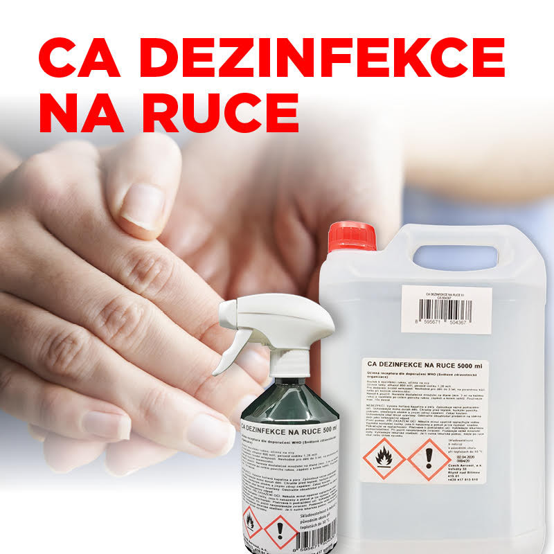 CA dezinfekce na ruce