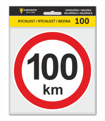 COYOTE SECURE Samolepka rýchlosť 100km | AutoMax Group