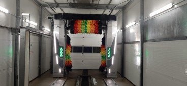 Mycí linky portálové kartáčové