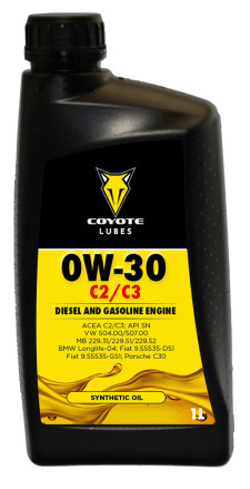 COYOTE LUBES 0W-30 C2/C3 1 L | AutoMax Group