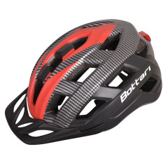 Cyklistická helma pro dospělé PRO, velikost S/M - černá, červená | AutoMax Group