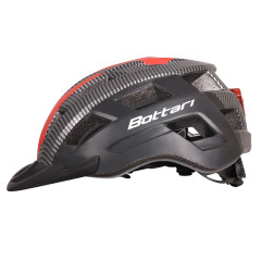 Cyklistická helma pro dospělé PRO, velikost L/XL - černá, červená | AutoMax Group