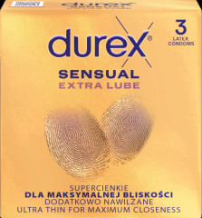 DUREX Sensual Extra Lube 3 ks | AutoMax Group