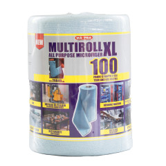 Mikrovláknová utěrka Multiroll XL role 100 ks - 26 x 40 cm, 180 gsm, světle modá | AutoMax Group