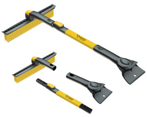 COYOTE SECURE Silikonová škrabka se smetáčkem velká 77-100 cm | AutoMax Group