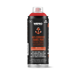 WEPRO Antikorozní emailová barva RAL 9006 400 ml | AutoMax Group