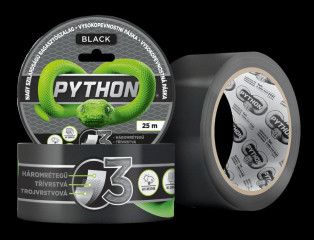 Vysokopevnostní páska PYTHON - 25 M Černá | AutoMax Group