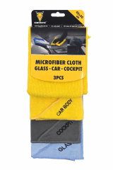 COYOTE Mikrovláknové utěrky Glass/Car/Cockpit 3ks | AutoMax Group