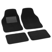 Koberce tex.4ks SOFT čierné 43x64, 41x30