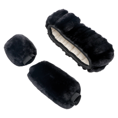 Poťah volantu FLUFFY KIT sada 3ks | AutoMax Group