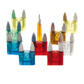 Poistky nožové mini blister 10