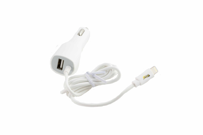 Nabíječka USB 12/24V 2A + nabíjecí kabel 1m pro iPhone | AutoMax Group