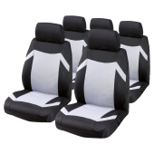 Poťahy 9ks KEEN čierno - šedé