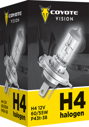 Žárovka 12V H4 60/55W COYOTE VISION | AutoMax Group