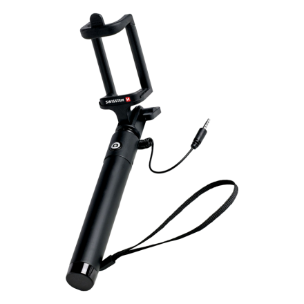 Selfie tyč SWISSTEN s kabelem | AutoMax Group