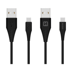 Kábel datový SWISSTEN USB / USB-C 3.1 černý 1,5m (7mm) | AutoMax Group