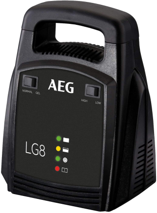 AEG nabíječka baterií LG 8, 12 V, 8 A, LED displej | AutoMax Group