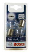 Žárovka 12V 21W P21W BA15s BOSCH 2ks blistr