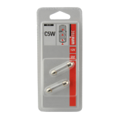 Žárovka 12V 5W C5W sufitová UNITEC 2ks blistr