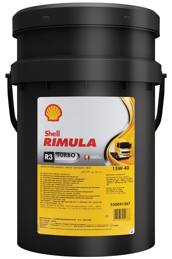 Shell Rimula R3 Turbo 15W-40 - AutoMax