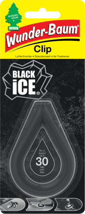 WUNDER-BAUM Clip osvěžovač black ice | AutoMax Group