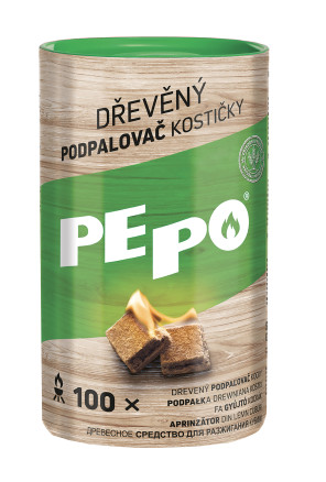 PE-PO podpalovač dřevěné kostičky 100 ks | AutoMax Group