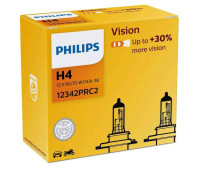 Žárovka 12V H4 60/55W PHILIPS Vision +30% 2ks duopack